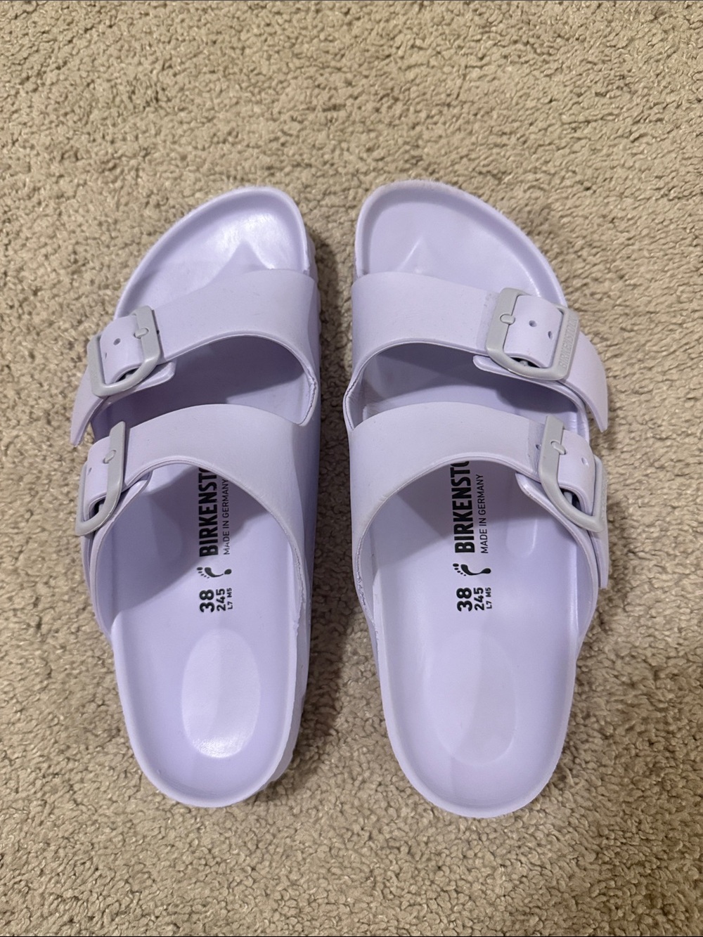 Birkenstock Arizona EVA Sandals - Lavender 38